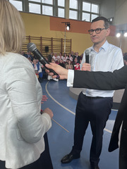 Spotkanie z Premierem Mateuszem Morawieckim w Jaśle - Podkarpacka Szkoła Wyższa w Jaśle